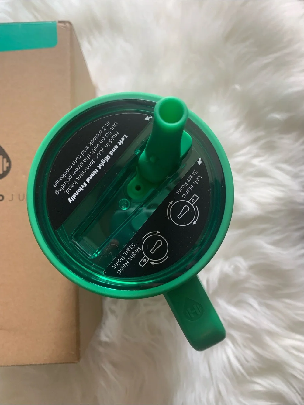 HydroJug Green Travel Tumbler with Handleo 40oz Stainless Steel